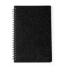 Cahier Éco-responsable et Personnalisable - Roshan Matières : polypropylène (PP) Couleurs : noir cadeau entreprise pas cher