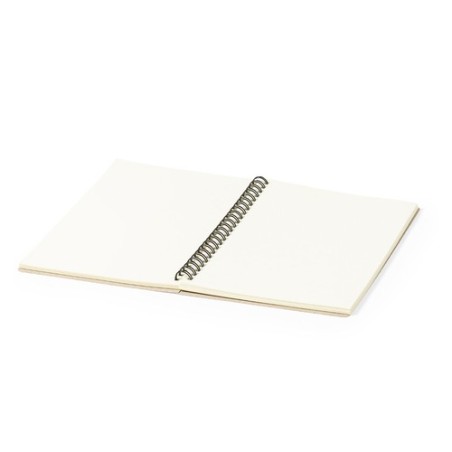 Cahier Éco-responsable et Personnalisable - Roshan Matières : polypropylène (PP) Couleurs : noir personnalisation rapide en Fran
