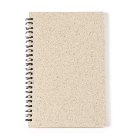 Cahier Éco-responsable et Personnalisable - Roshan Matières : polypropylène (PP) Couleurs : noir marquage laser ultra précis
