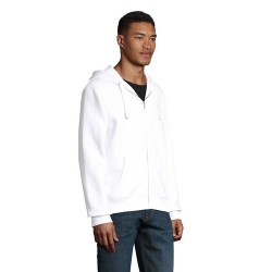 Veste Sport Confortable Personnalisable 280gr - Spike Men Taille textile : 3XL Couleurs : blanc objet promotionnel éco-responsab
