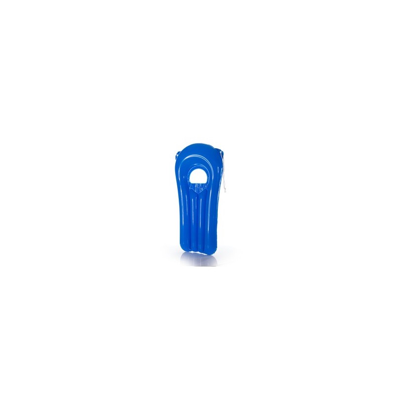Matelas gonflable personnalisé confort et style - Wave Matières : PVC Couleurs : bleu cadeau client original