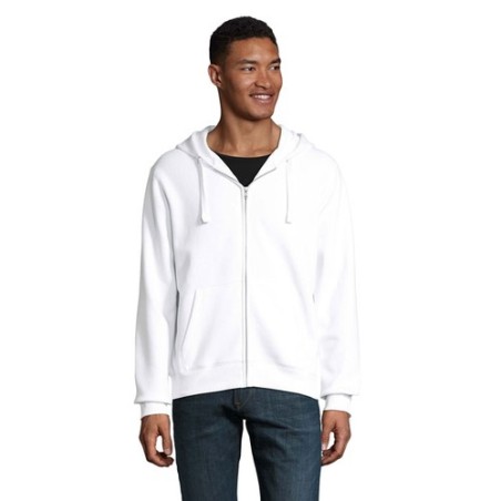 Veste Sport Confortable Personnalisable 280gr - Spike Men Taille textile : L Couleurs : blanc cadeau affaires élégant