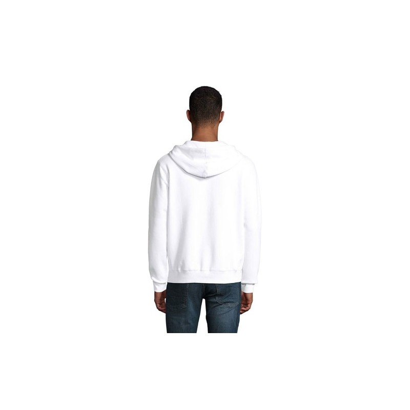 Veste Sport Confortable Personnalisable 280gr - Spike Men Taille textile : L Couleurs : blanc cadeau collaborateur premium