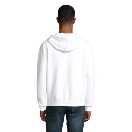 Veste Sport Confortable Personnalisable 280gr - Spike Men Taille textile : L Couleurs : blanc cadeau collaborateur premium