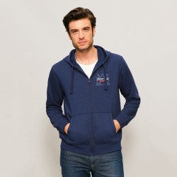 Veste Sport Confortable Personnalisable 280gr - Spike Men Taille textile : S Couleurs : french navy marquage couleur éclatante