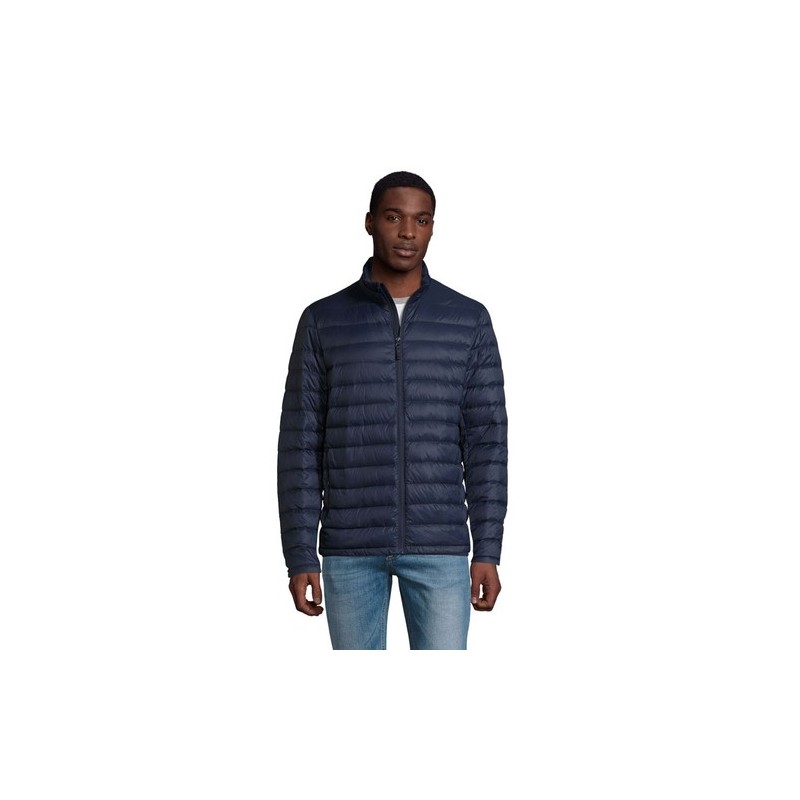 Doudoune Personnalisée Ultra Légère et Pratique pour Homme - Wilson Men 380T Taille textile : 3XL Couleurs : french navy