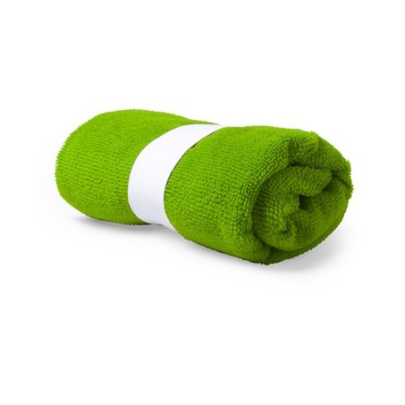Serviette Personnalisée Absorbante Économique pour le Sport - Kefan Matières : microfibre Couleurs : jaune cadeau affaires éléga