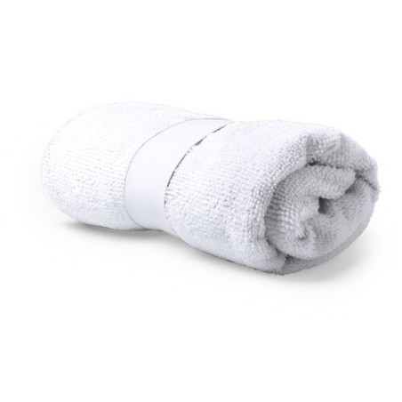 Serviette Personnalisée Absorbante Économique pour le Sport - Kefan Matières : microfibre Couleurs : bleu objet promo petit budg