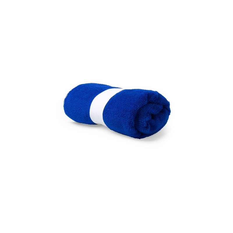 Serviette Personnalisée Absorbante Économique pour le Sport - Kefan Matières : microfibre Couleurs : noir marquage couleur éclat