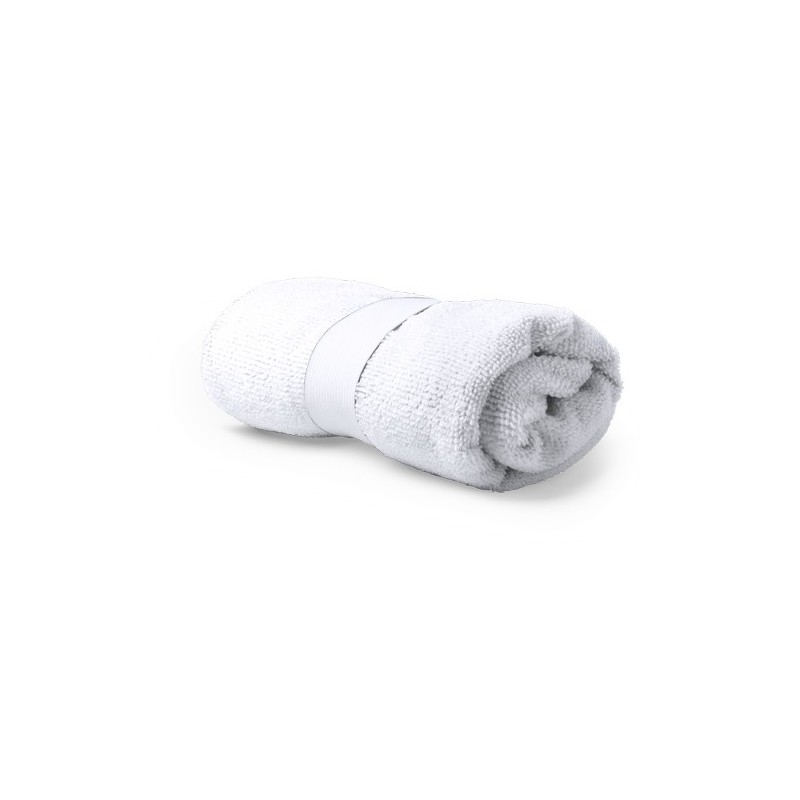 Serviette Personnalisée Absorbante Économique pour le Sport - Kefan Matières : microfibre Couleurs : noir goodies publicitaire d