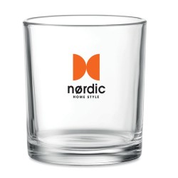 Verre à Eau Éco-responsable 300ml Publicitaire PONGO Matières : verre Couleurs : transparent impression haute définition