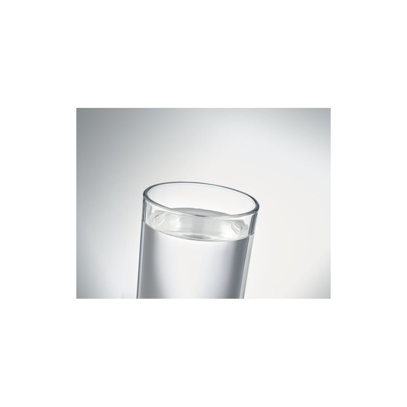 Verre à Eau Éco-responsable 300ml Publicitaire PONGO Matières : verre Couleurs : transparent marquage laser ultra précis