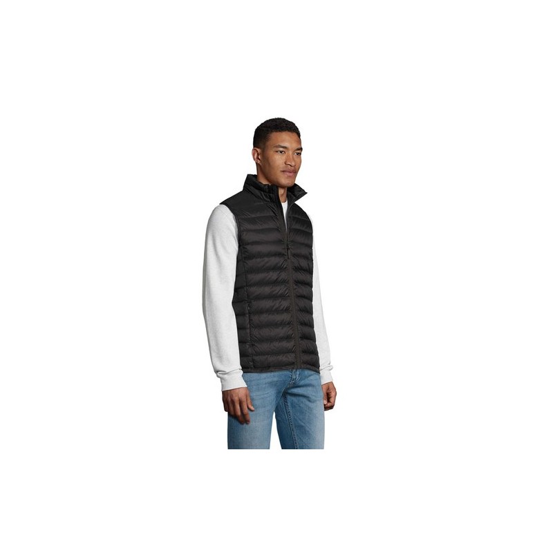 Doudoune Personnalisée Éco-responsable Wilson BW Men Taille textile : L Couleurs : noir cadeau client original