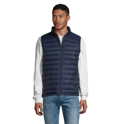 Doudoune Personnalisée Éco-responsable Wilson BW Men Taille textile : XXL Couleurs : french navy impression haute définition