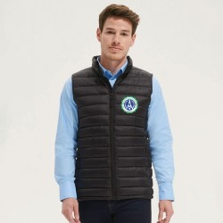 Doudoune Personnalisée Éco-responsable Wilson BW Men Taille textile : M Couleurs : noir personnalisation rapide en France
