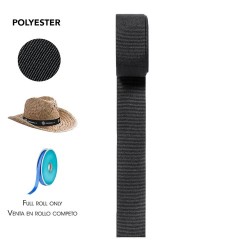 Ruban Polyester Publicitaire pour Chapeau Matières : polyester Couleurs : bleu marine goodies publicitaire durable