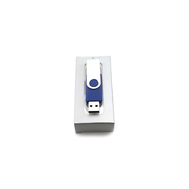 Clé USB 16GB Idéale pour vos cadeaux d'entreprise - Rebik Couleurs : blanc objet publicitaire robuste
