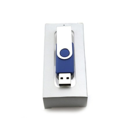 Clé USB 16GB Idéale pour vos cadeaux d'entreprise - Rebik Couleurs : blanc objet publicitaire robuste