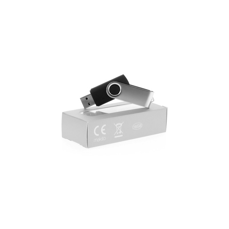 Clé USB 16GB Idéale pour vos cadeaux d'entreprise - Rebik Couleurs : blanc objet promo petit budget