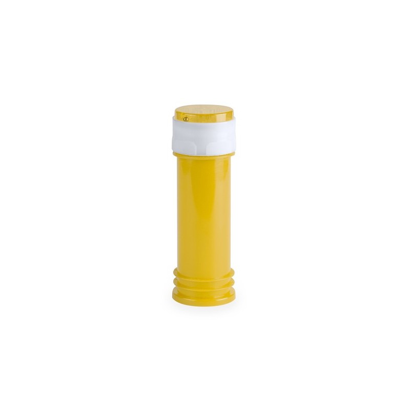 Jeu de Bulles de Savon Fun et Publicitaire Bujass Couleurs : jaune goodies publicitaire événementiel