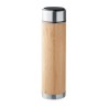 Bouteille isotherme personnalisée en acier double paroi 480 ml - PANAY Matières : acier inoxydable Couleurs : bois cadeau entrep