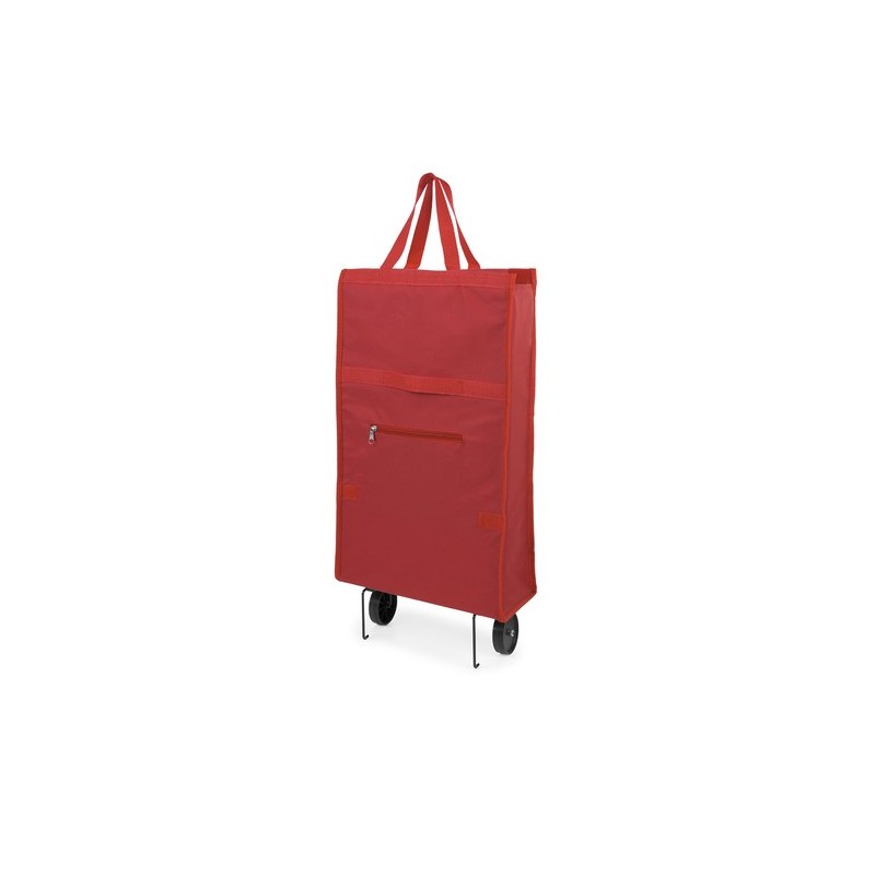 Sac Pliable Résistant Personnalisé pour Caddie de Course Fasty pas cher Matières : polyester Couleurs : rouge objet promotionnel
