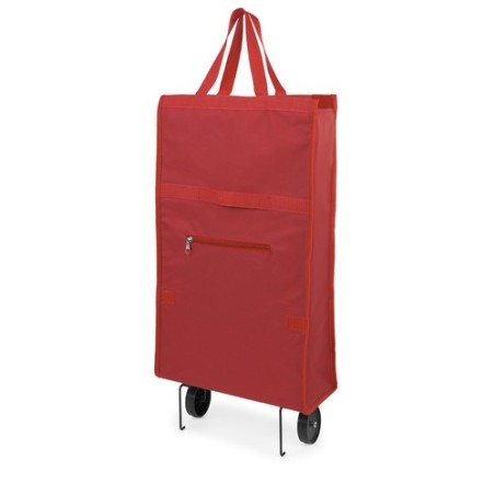 Sac Pliable Résistant Personnalisé pour Caddie de Course Fasty pas cher Matières : polyester Couleurs : rouge objet promotionnel