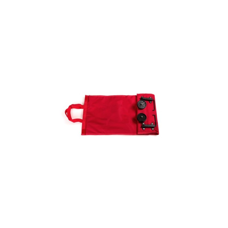 Sac Pliable Résistant Personnalisé pour Caddie de Course Fasty pas cher Matières : polyester Couleurs : rouge impression logo ha