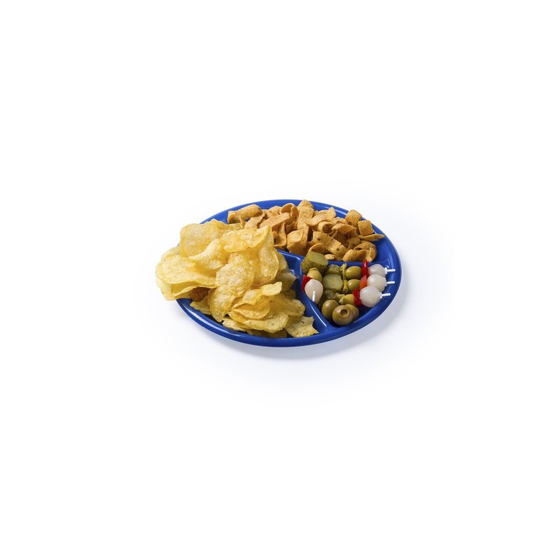 Plateau Apéritif Personnalisé Économique - Zeka Matières : polypropylène (PP) Couleurs : bleu livraison express 24h 48h