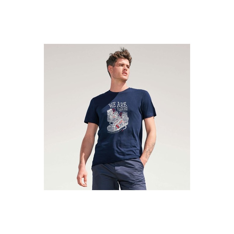 T-shirt uni  personnalisé 170g unisexe - SOL'S ODYSSEY Taille textile : M Couleurs : noir goodies personnalisé en stock