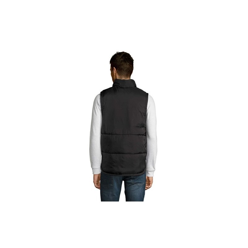 Gilet Bodywarmer Personnalisé Éco-responsable WARM MEN Taille textile : 5XL Couleurs : noir goodies personnalisé en stock
