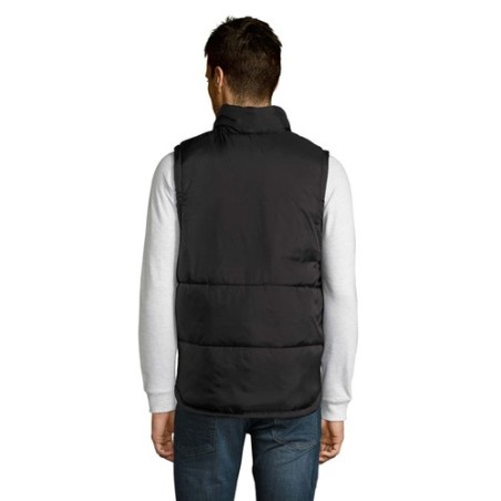 Gilet Bodywarmer Personnalisé Éco-responsable WARM MEN Taille textile : 5XL Couleurs : noir goodies personnalisé en stock