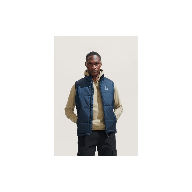 Gilet Bodywarmer Personnalisé Éco-responsable WARM MEN Taille textile : 5XL Couleurs : noir livraison express 24h 48h