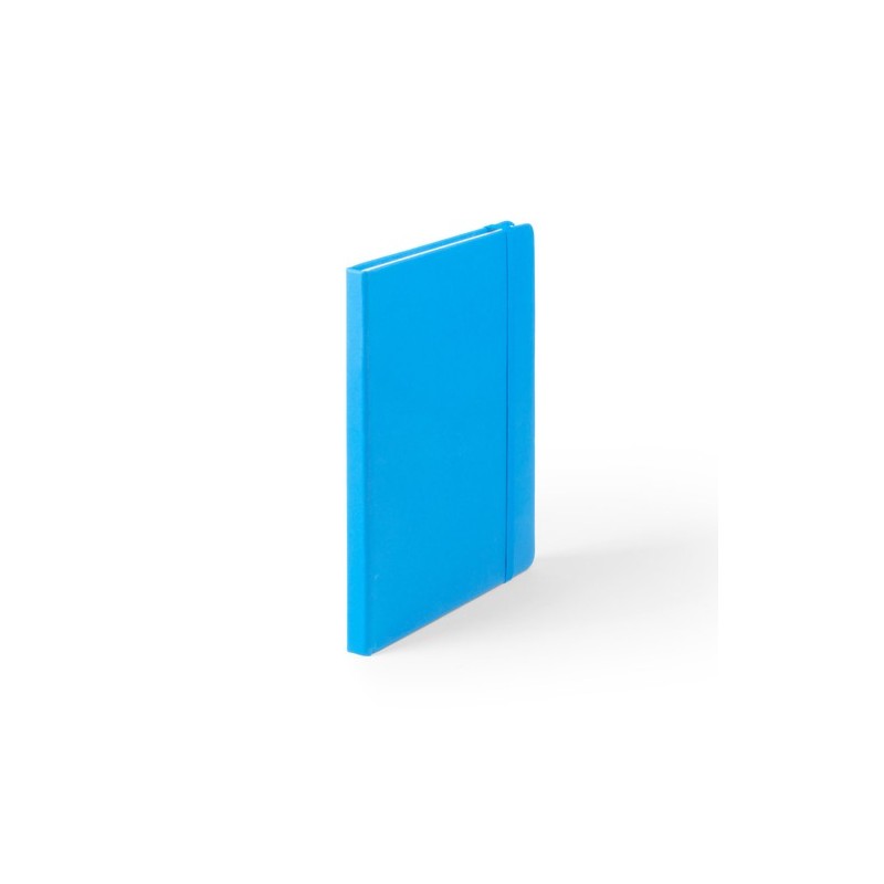 Bloc Notes Personnalisé Éco-responsable - Cilux Matières : PU Couleurs : bleu clair objet promotionnel éco-responsable