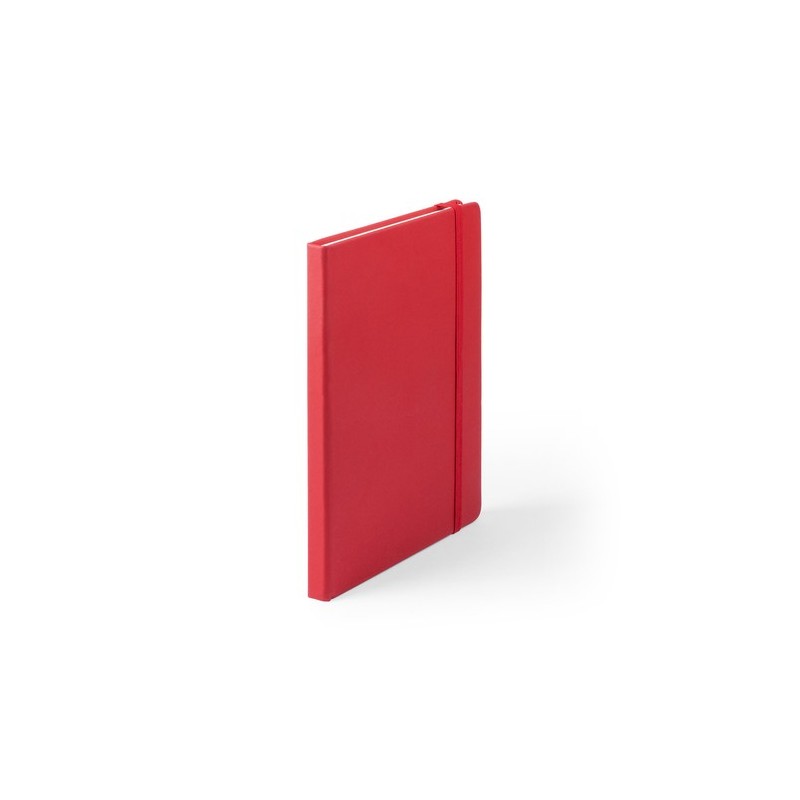 Bloc Notes Personnalisé Éco-responsable - Cilux Matières : PU Couleurs : bleu clair impression logo haute qualité