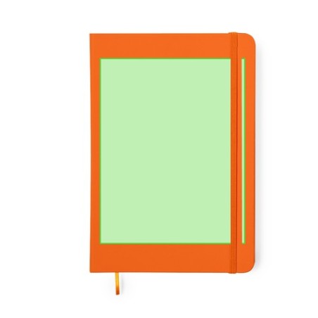 Bloc Notes Personnalisé Éco-responsable - Cilux Matières : PU Couleurs : bleu clair cadeau affaires élégant