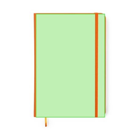 Bloc Notes Personnalisé Éco-responsable - Cilux Matières : PU Couleurs : bleu clair goodies entreprise design