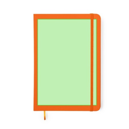 Bloc Notes Personnalisé Éco-responsable - Cilux Matières : PU Couleurs : bleu clair marquage couleur éclatante