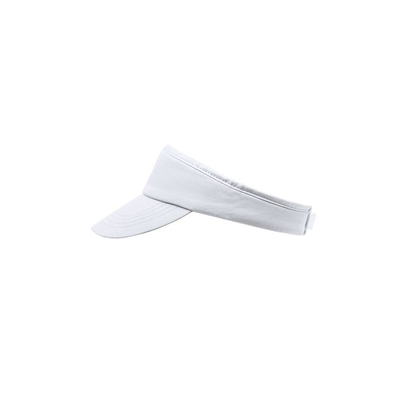 Visière Personnalisée Éco-responsable Objets Publicitaires - Tiger Matières : coton Couleurs : blanc cadeau entreprise pas cher