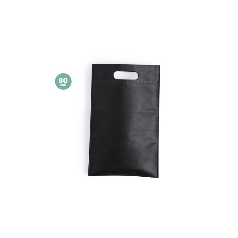 Sac Personnalisé Publicitaire Desmond Matières : polypropylène (PP) Couleurs : noir personnalisation rapide en France