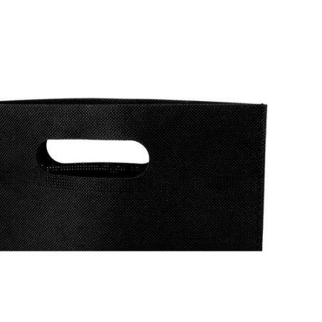 Sac Personnalisé Publicitaire Desmond Matières : polypropylène (PP) Couleurs : noir personnalisation sur mesure