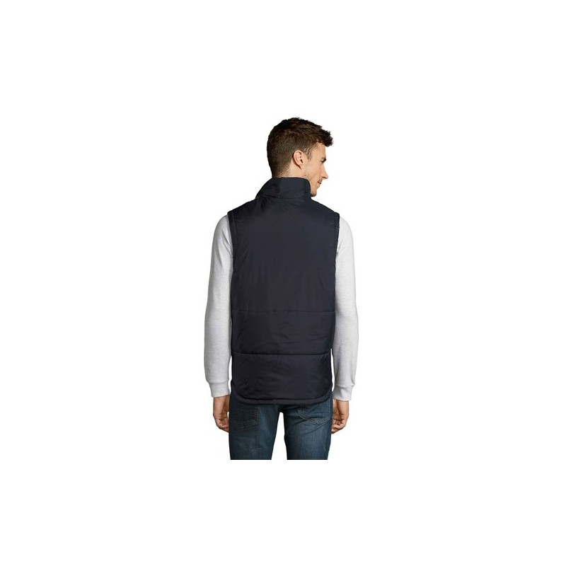 Gilet Bodywarmer Personnalisé Éco-responsable WARM MEN Taille textile : 3XL Couleurs : bleu marine marquage laser ultra précis