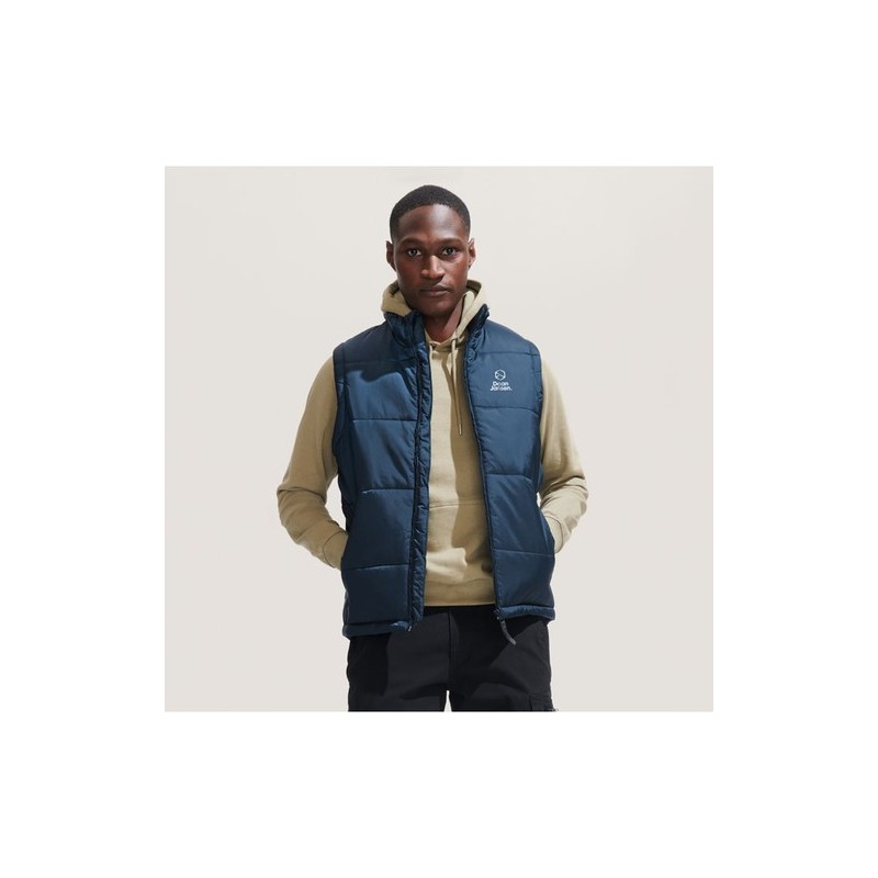 Gilet Bodywarmer Personnalisé Éco-responsable WARM MEN Taille textile : 3XL Couleurs : bleu marine accessoire événementiel uniqu