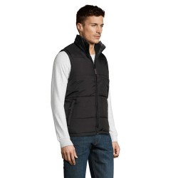 Gilet Bodywarmer Personnalisé Éco-responsable WARM MEN Taille textile : 3XL Couleurs : noir accessoire événementiel unique