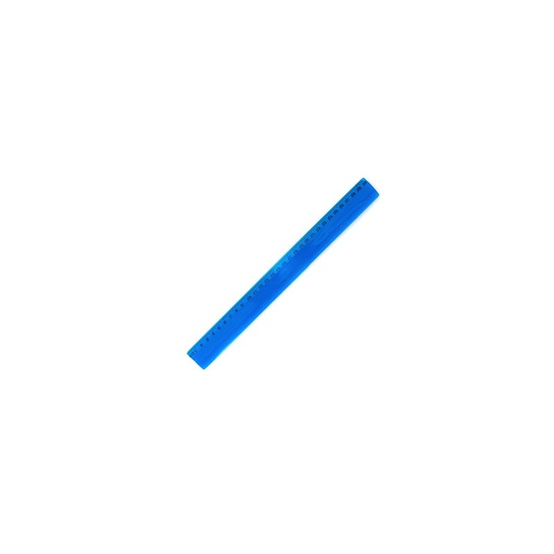 Règle personnalisée publicitaire Flexor Couleurs : bleu objet promo petit budget