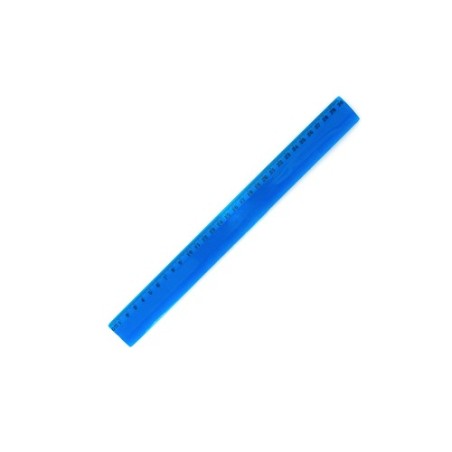 Règle personnalisée publicitaire Flexor Couleurs : bleu objet promo petit budget