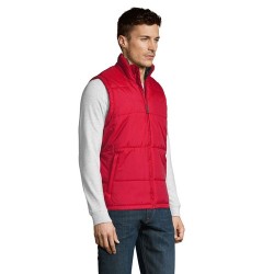 Gilet Bodywarmer Personnalisé Éco-responsable WARM MEN Taille textile : XXL Couleurs : rouge marquage laser ultra précis
