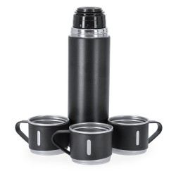 Set personnalisé pas cher Melbir Matières : acier inoxydable Couleurs : noir