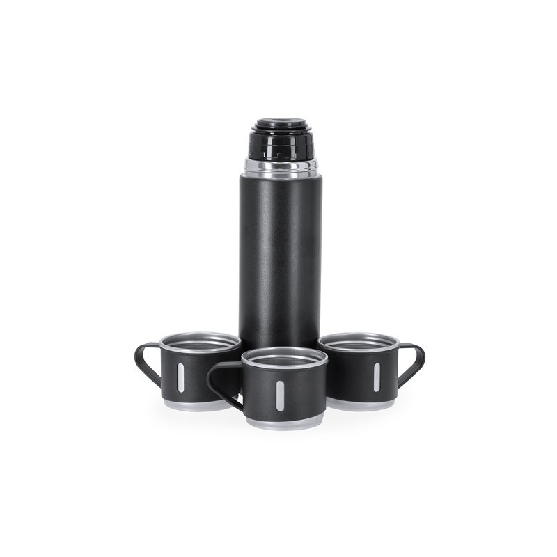 Set personnalisé pas cher Melbir Matières : acier inoxydable Couleurs : noir