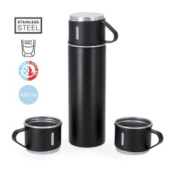 Set personnalisé pas cher Melbir Matières : acier inoxydable Couleurs : noir 2